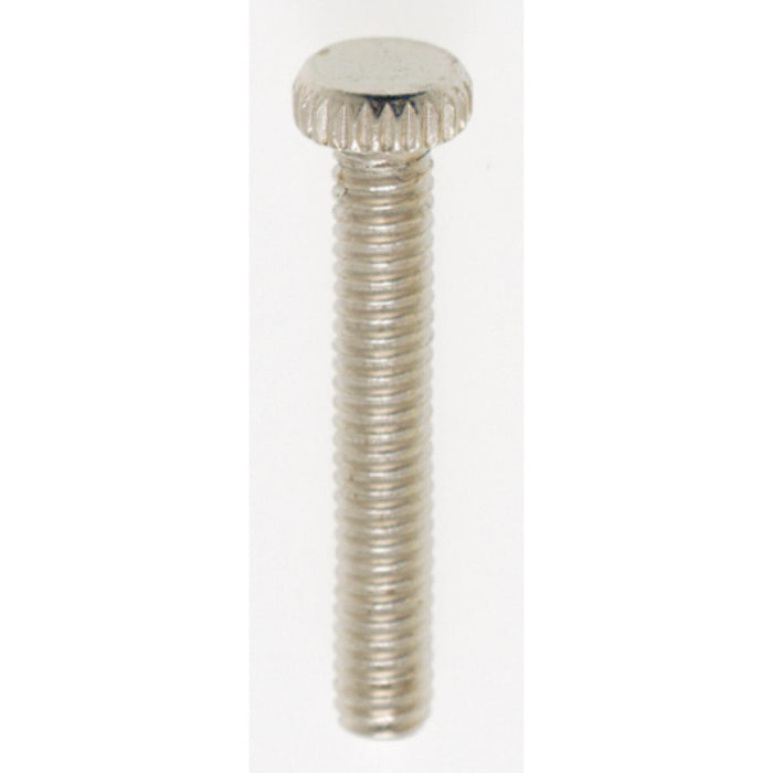 Satco 90-032 Head Thumb Screw, Nickel Plated