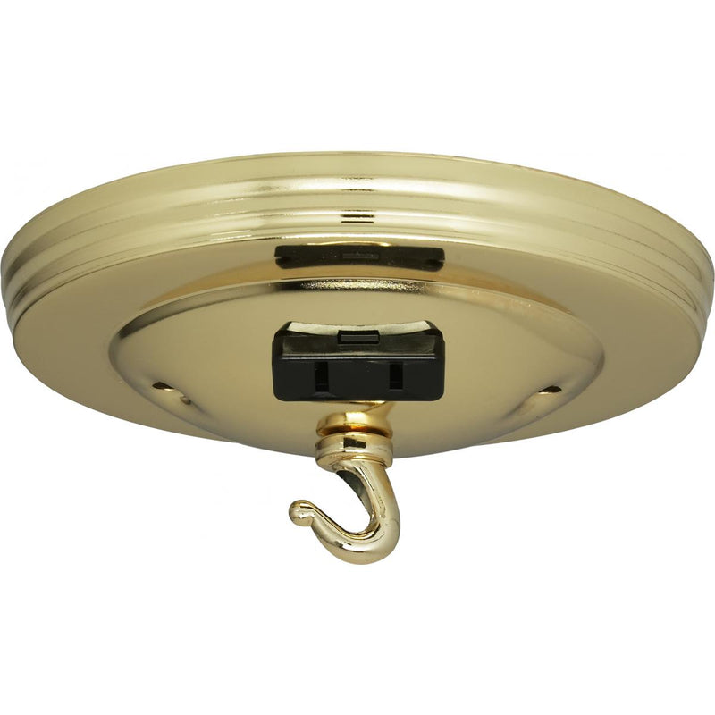 Satco 90-041 Canopy Kit, Brass