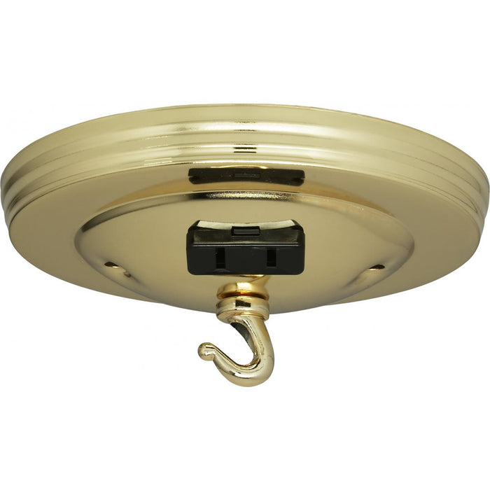 Satco 90-041 Canopy Kit, Brass