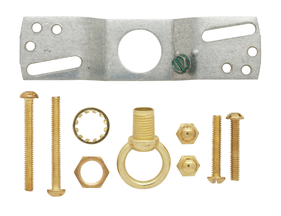 Satco 90-052 Canopy Kit, Brass