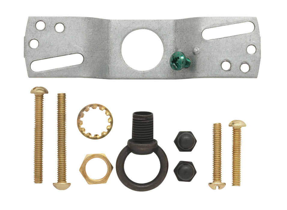 Satco 90-053 Canopy Kit, Antique Brass