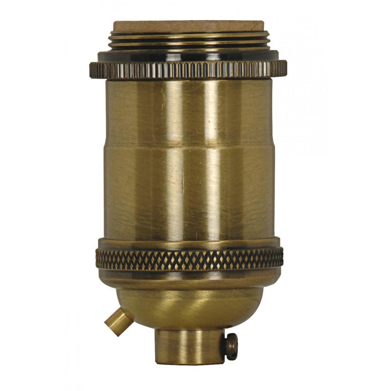 Satco 80-2567 Lampholder, Antique Brass