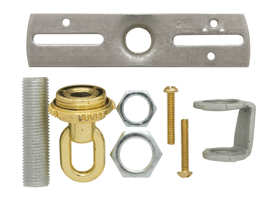 Satco 90-057 Canopy Kit, Brass