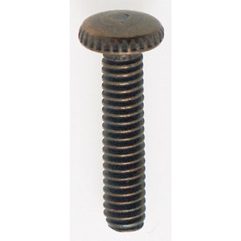 Satco 90-060 Head Thumb Screw, Antique Brass