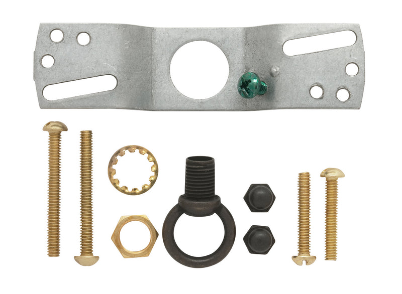 Satco 90-063 Canopy Kit, Antique Brass