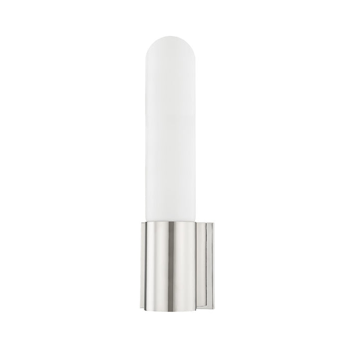Hudson Valley 1701-PN One Light Wall Sconce, Polished Nickel