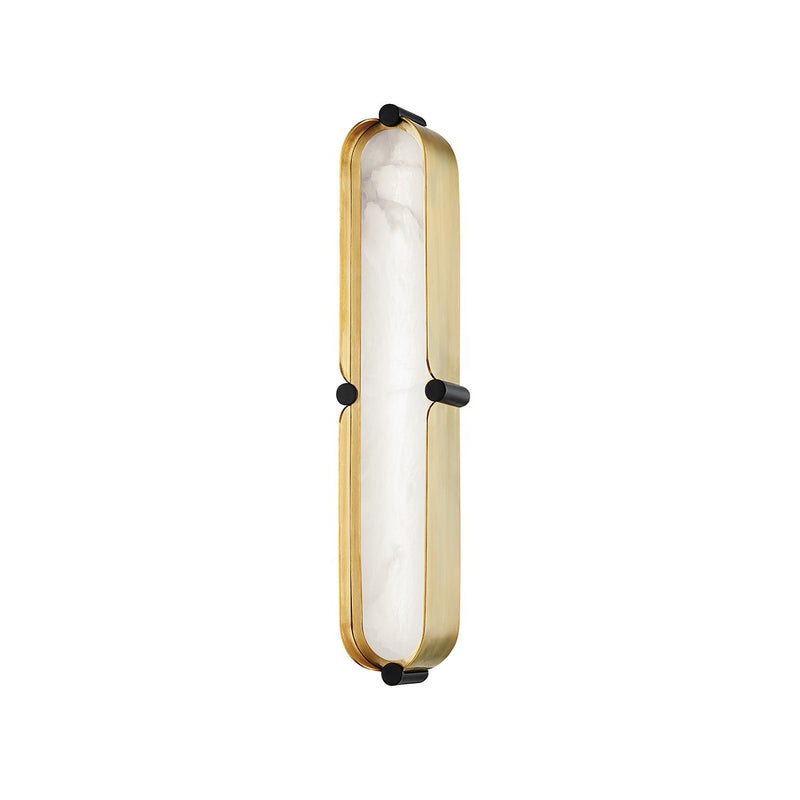 Hudson Valley 2916-AGB/BK LED Bath Bracket, Aged Brass/Black