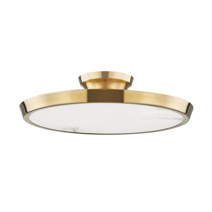Hudson Valley 3600-AGB LED Flush Mount, Aged Brass