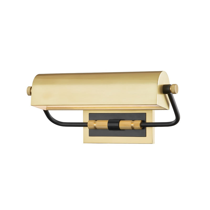 Hudson Valley 3714-AOB One Light Picture Light, Aged Old Bronze
