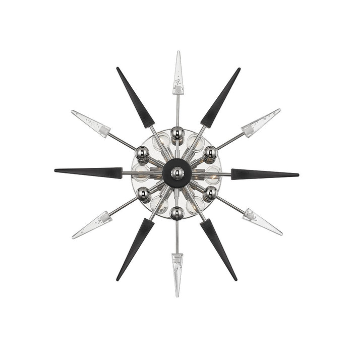 Hudson Valley 9024-PN Six Light Wall Sconce, Polished Nickel
