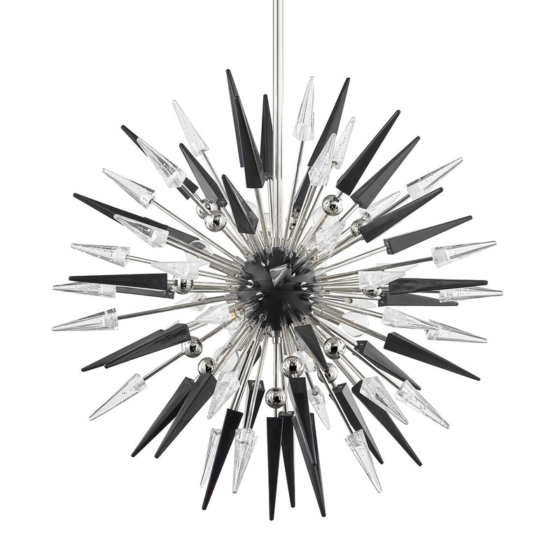Hudson Valley 9031-PN 12 Light Chandelier, Polished Nickel