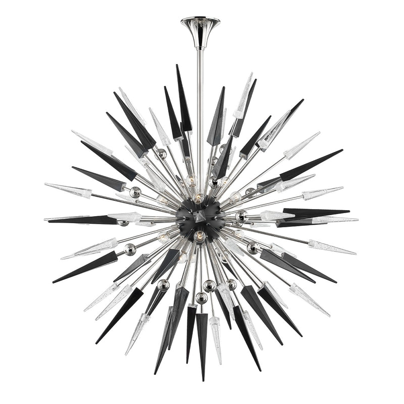 Hudson Valley 9047-PN 18 Light Chandelier, Polished Nickel