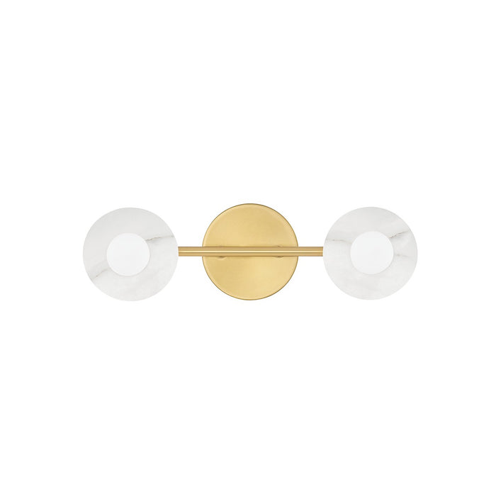 Hudson Valley 9202-AGB Two Light Bath Bracket, Aged Brass