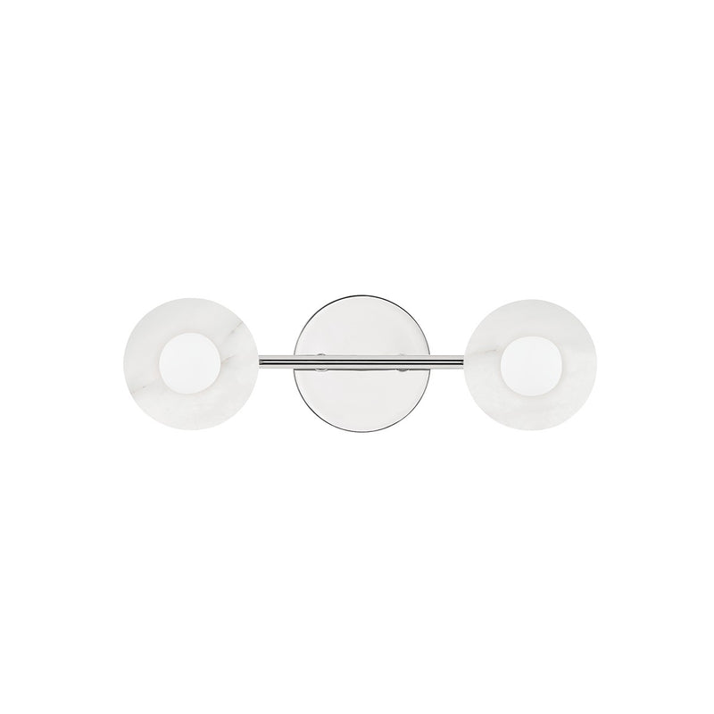 Hudson Valley 9202-PN Two Light Bath Bracket, Polished Nickel