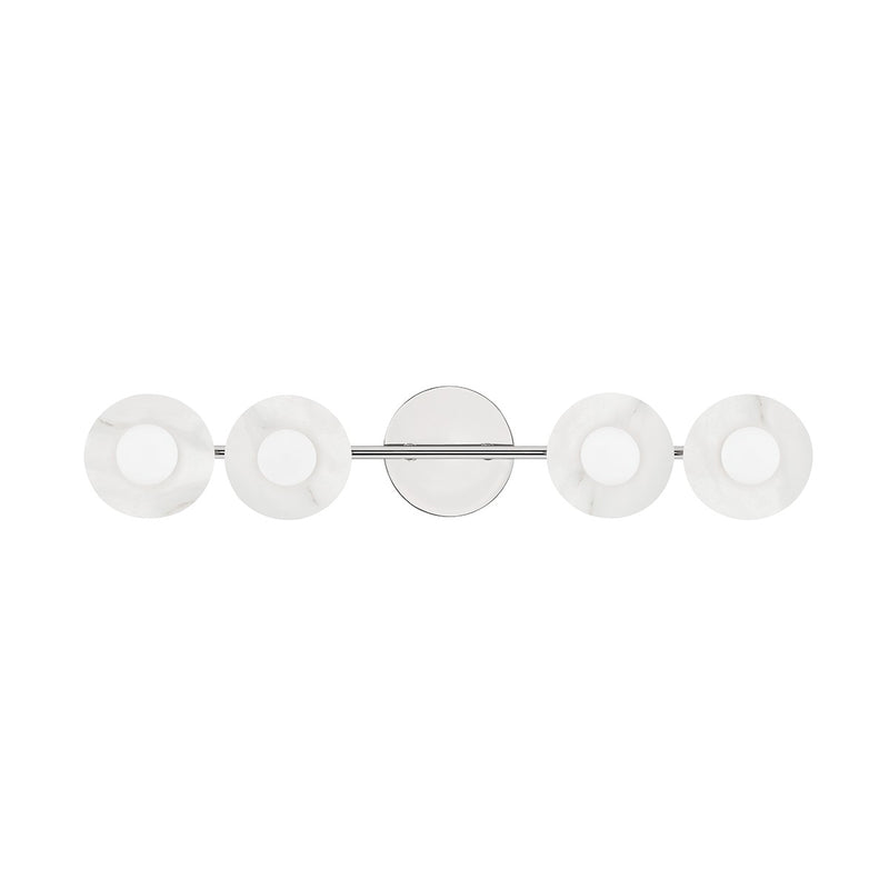 Hudson Valley 9204-PN Four Light Bath Bracket, Polished Nickel