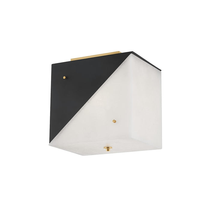 Hudson Valley KBS1351503-AGB Three Light Flush Mount, Aged Brass