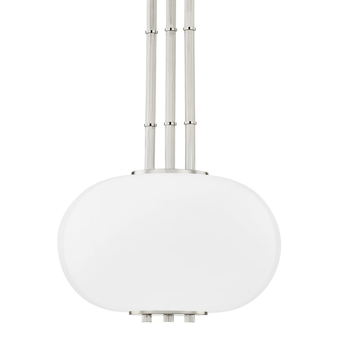 Hudson Valley KBS1356701B-BN One Light Pendant, Burnished Nickel