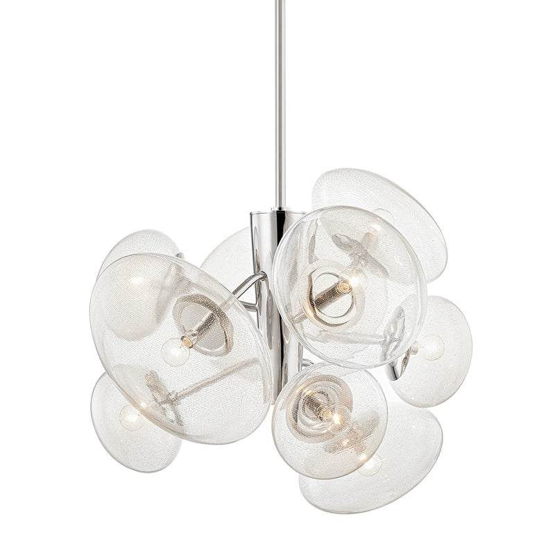 Hudson Valley KBS1471809-PN Nine Light Chandelier, Polished Nickel