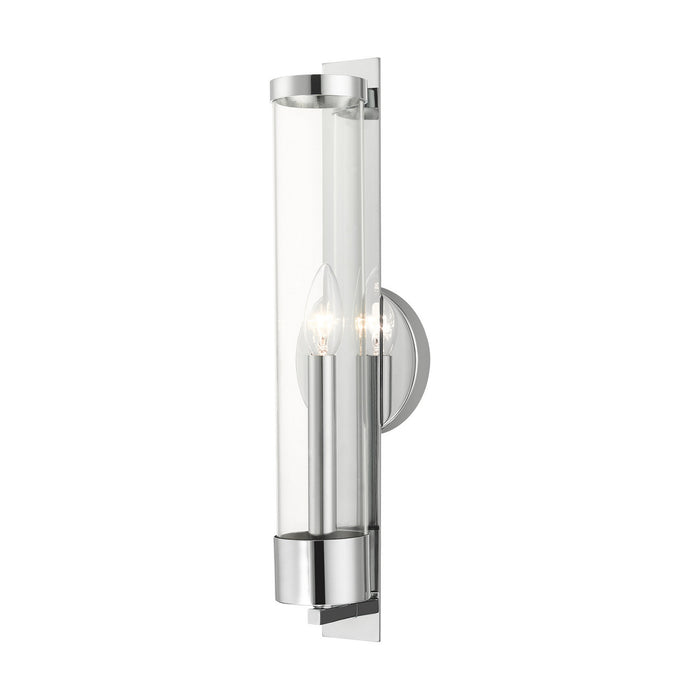 Livex Lighting 10142-05 One Light Wall Sconce, Polished Chrome