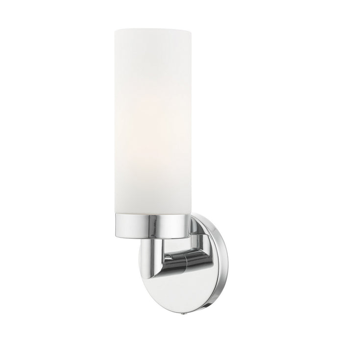 Livex Lighting 15071-05 One Light Wall Sconce, Polished Chrome