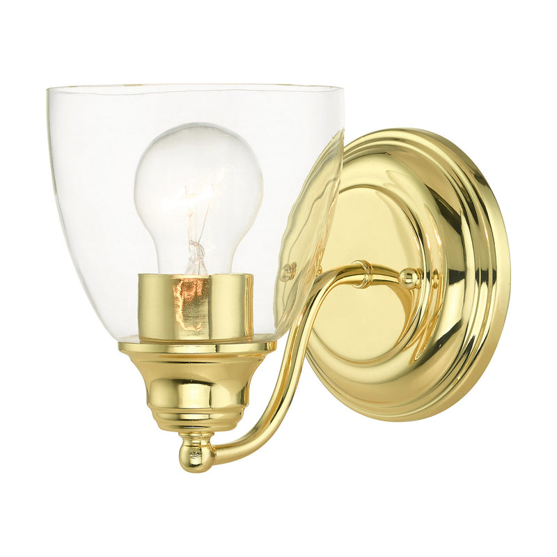 Livex Lighting 15131-02 One Light Vanity, Polished Brass