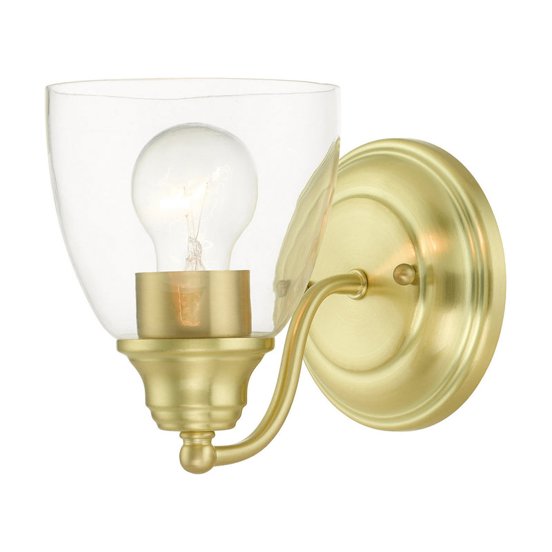 Livex Lighting 15131-12 One Light Vanity, Satin Brass