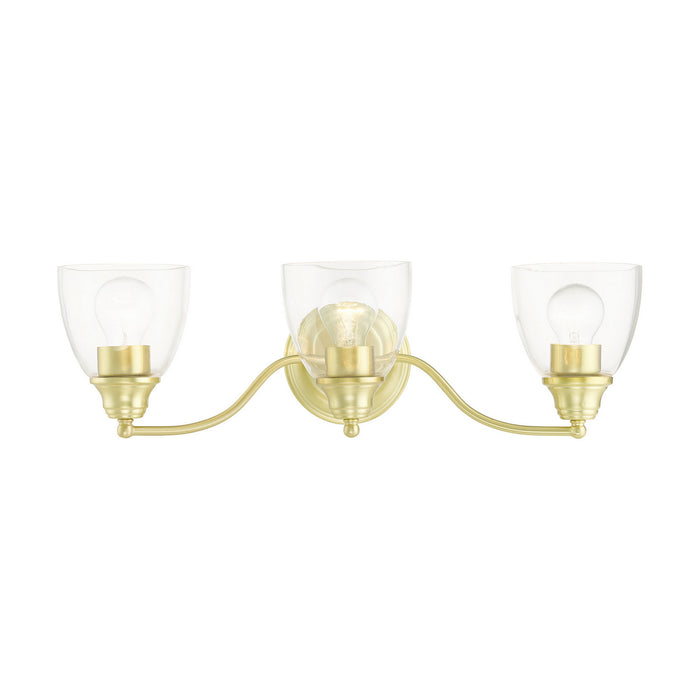 Livex Lighting 15133-12 Three Light Vanity, Satin Brass