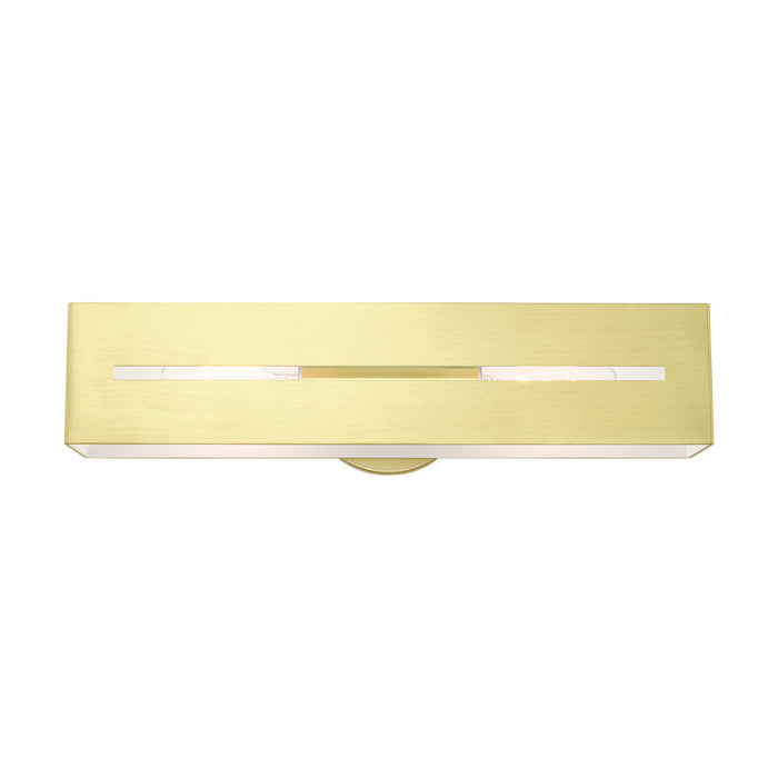 Livex Lighting 16682-12 Two Light Vanity, Satin Brass