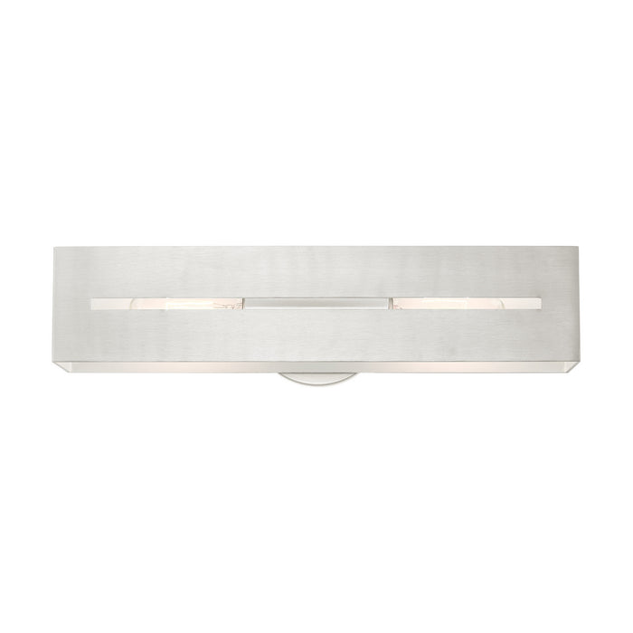Livex Lighting 16682-91 Two Light Vanity, Brushed Nickel