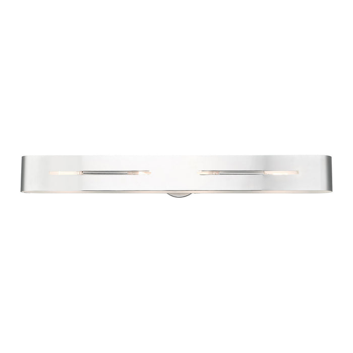 Livex Lighting 16734-05 Four Light Vanity, Polished Chrome