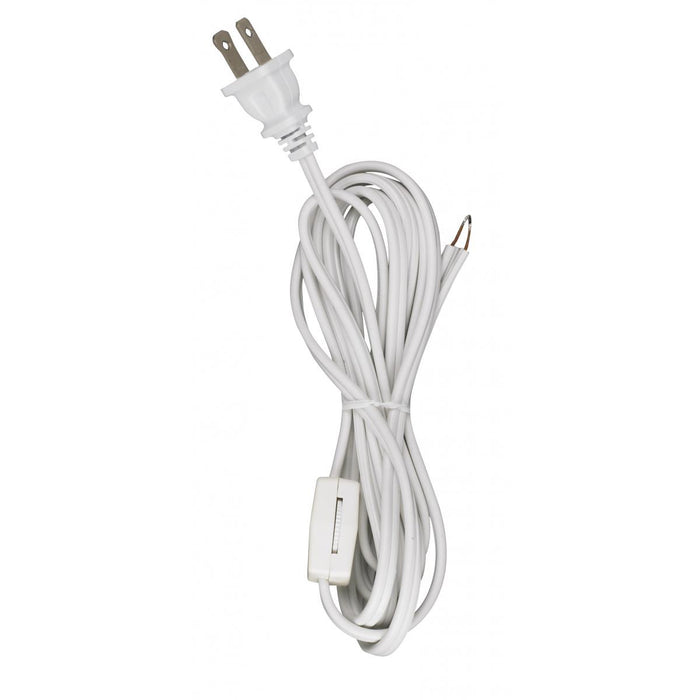 Satco 90-106 Cord Set, White
