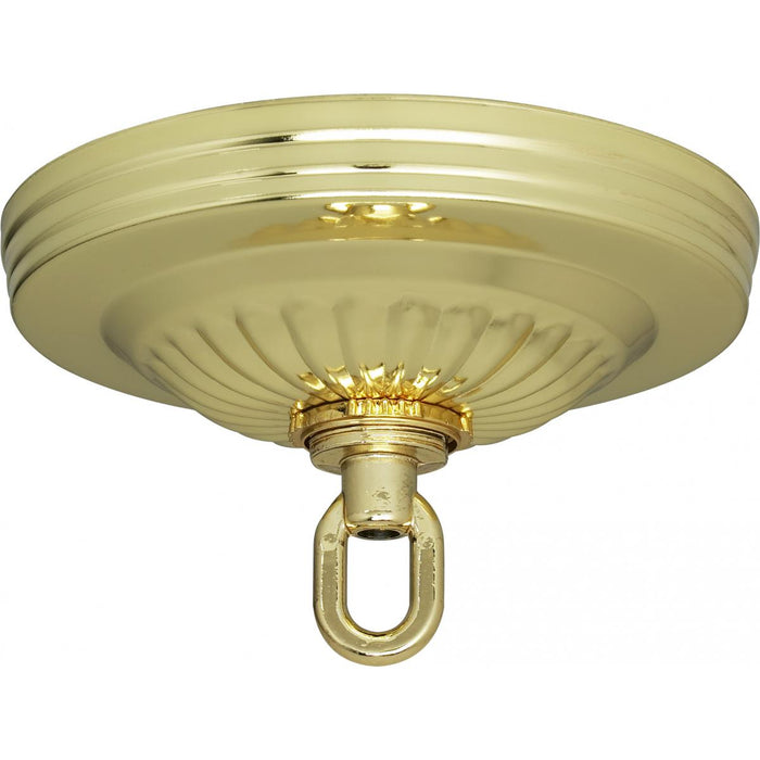 Satco 90-1098 Canopy Hanger Kit, Brass