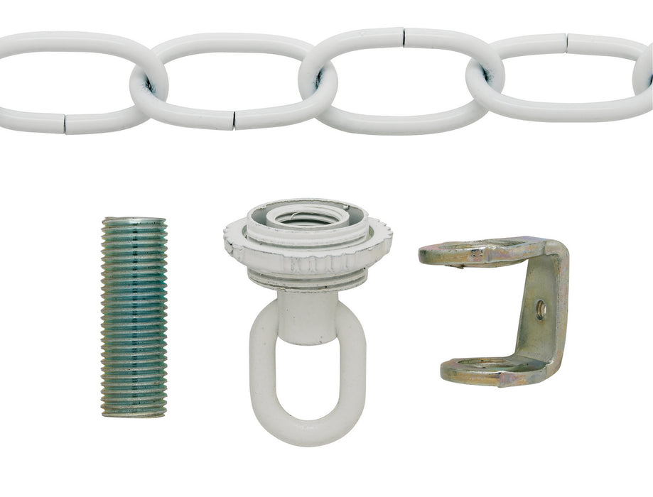 Satco 90-1101 Canopy Hanger Kit, White