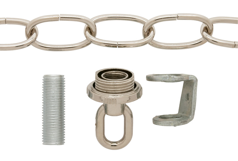 Satco 90-1102 Canopy Hanger Kit, Chrome