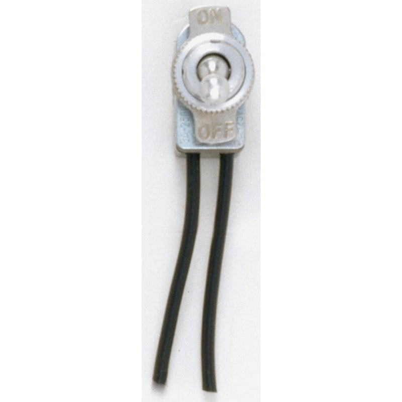 Satco 90-1106 Toggle Switch, Nickel Plated