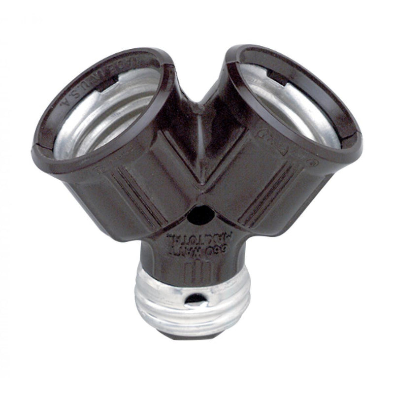 Satco 90-1121 Lampholder, Brown