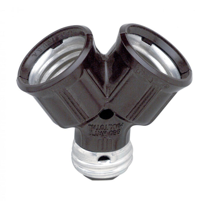 Satco 90-1121 Lampholder, Brown