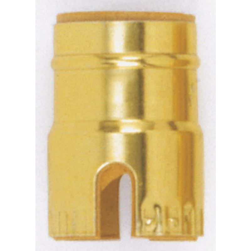 Satco 90-1144 Shell With Paper Liner, Brite Gilt