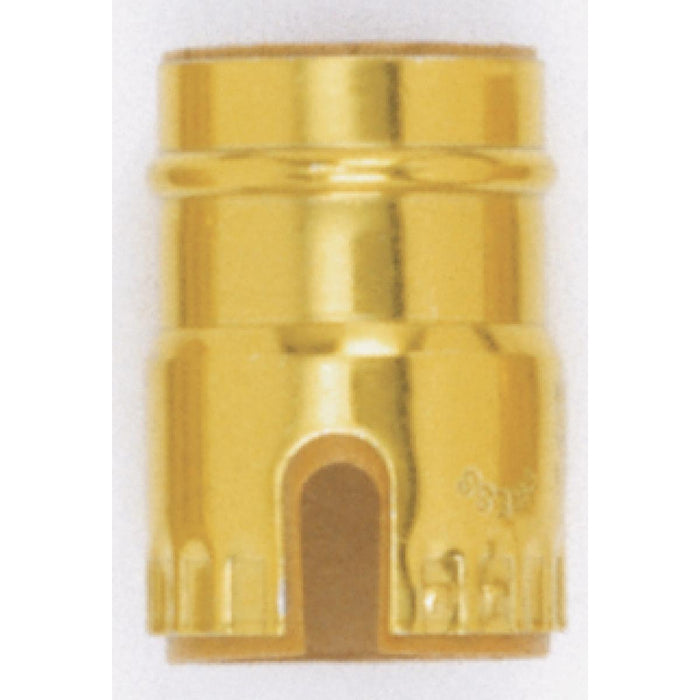 Satco 90-1145 Shell With Paper Liner, Brite Gilt