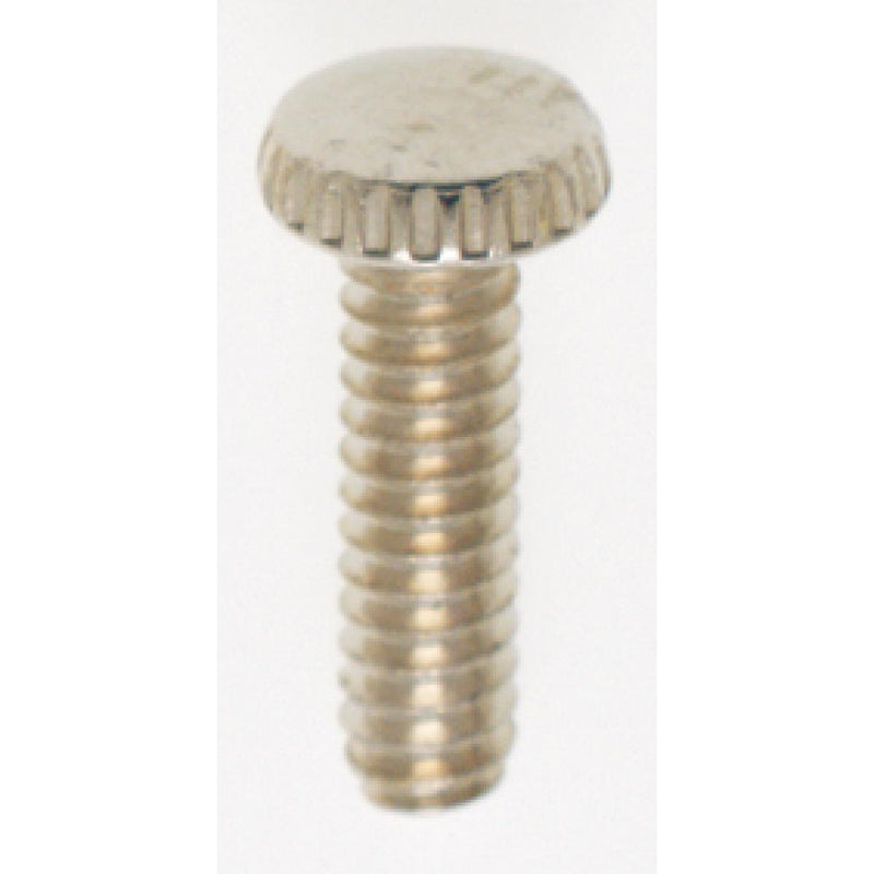 Satco 90-1156 Head Thumb Screw, Nickel Plated