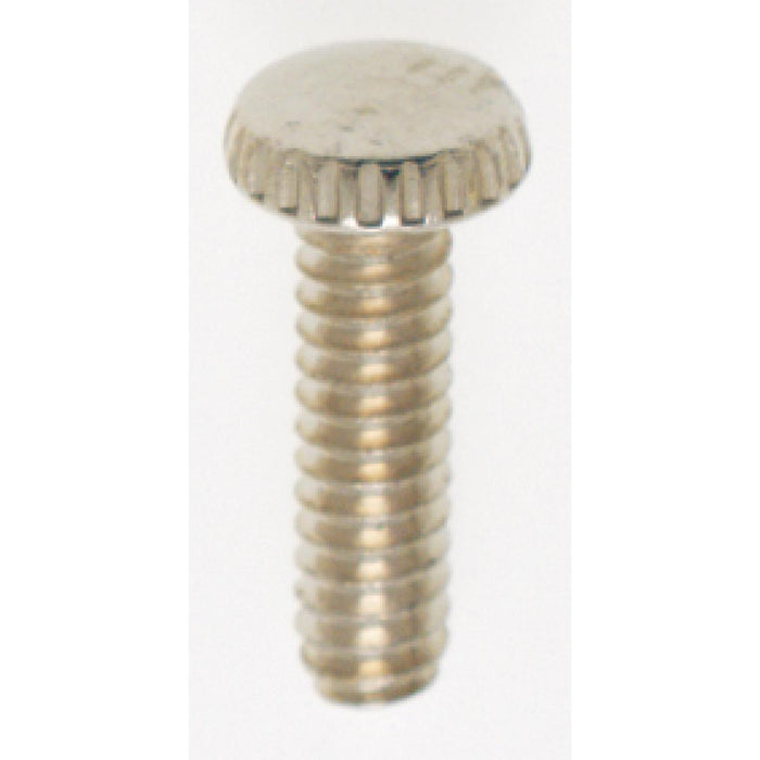 Satco 90-1156 Head Thumb Screw, Nickel Plated