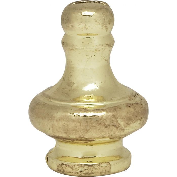 Satco 90-1160 Knob, Polished Brass