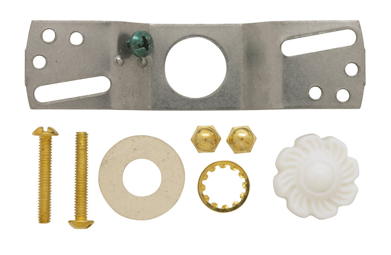 Satco 90-1299 U-Channel Glass Holder, Not Specified