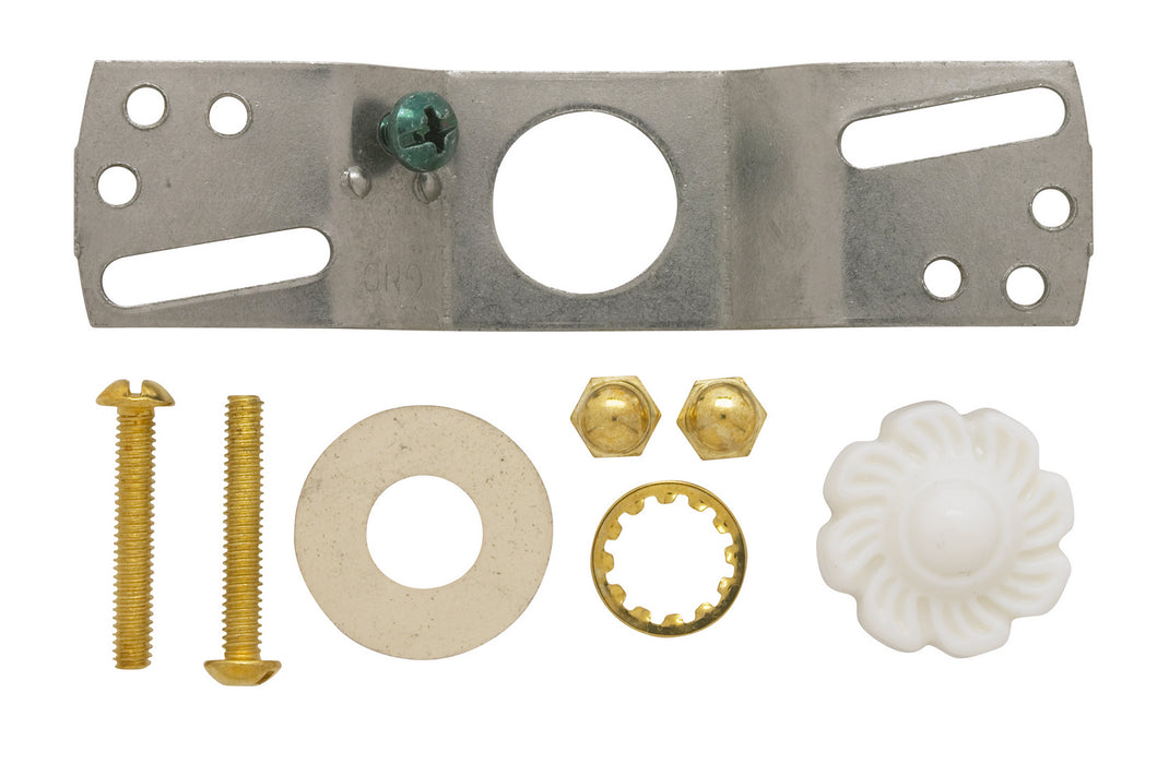 Satco 90-1299 U-Channel Glass Holder, Not Specified