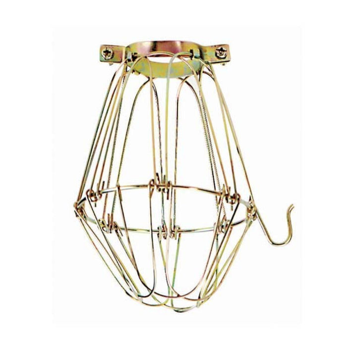 Satco 90-1310 Light Bulb Cage, Brass Plated