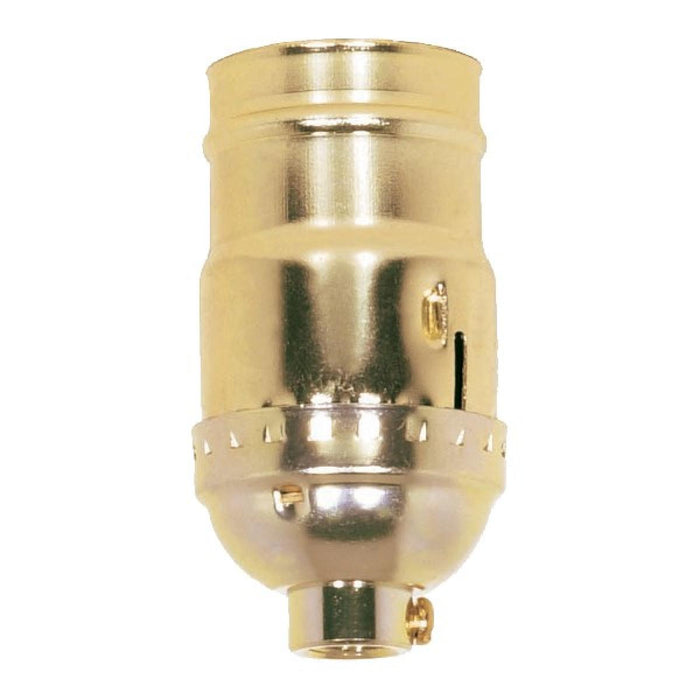 Satco 90-1314 Socket, Brite Gilt