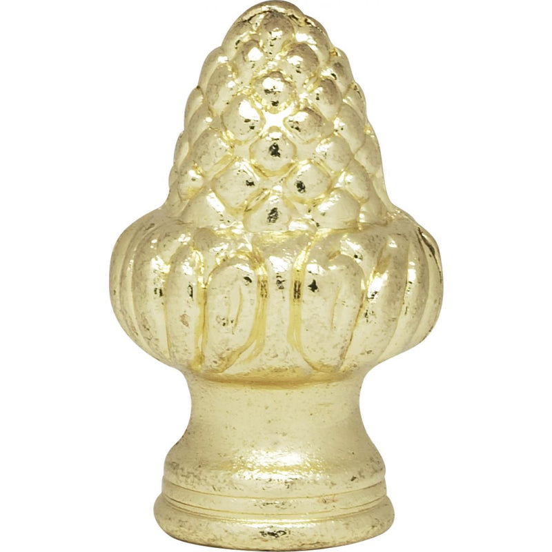 Satco 90-133 Finial, Polished Brass