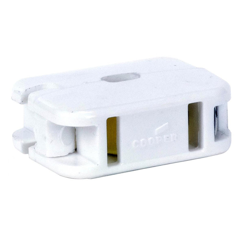 Satco 90-1404 Add-On Outlet, White