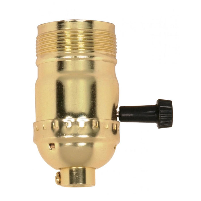 Satco 90-1410 Socket, Brite Gilt