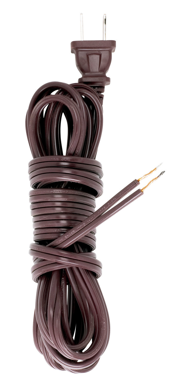 Satco 90-1414 12'Cord Set, Brown